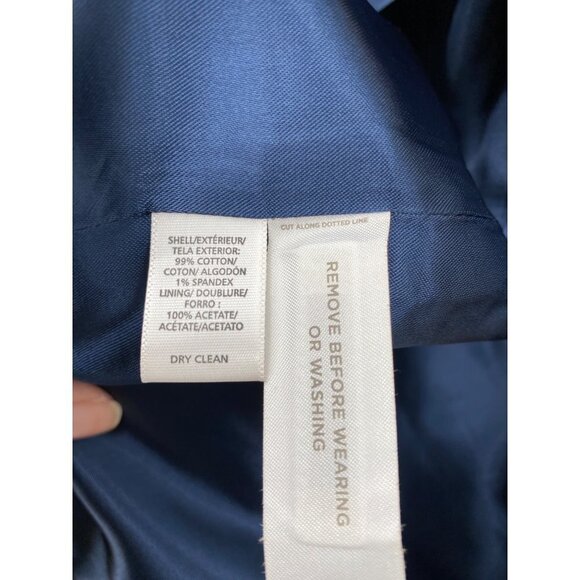 Loft Womens Open Front Blazer Size Large Bell Sleeves Mustard Yellow Stretch - Picture 9 of 11